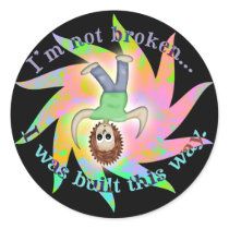 Built This Way Stickers