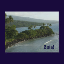 Bula From Fiji Postcard