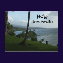 Bula From Paradise Post Card