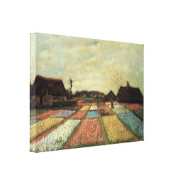 Bulb Fields by Vincent van Gogh Canvas Print
