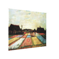 Bulb Fields by Vincent van Gogh. Canvas Print