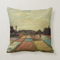 Bulb Fields by Vincent van Gogh Pillow