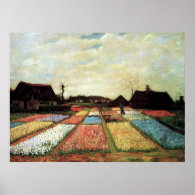 Bulb Fields by Vincent van Gogh. Posters