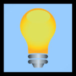 Bulb poster posters