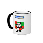 This cute panda bear is wearing boxing gloves - he's ready for a match! Panda boxes for the Bulgarian team. This is a great gift idea for Bulgarian boxers or Bulgarian boxing fans.