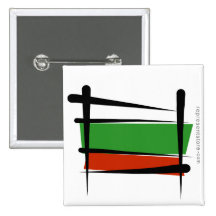Bulgaria Brush Flag Pin