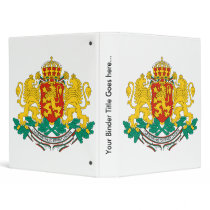 Bulgaria Coat of Arms detail Vinyl Binders
