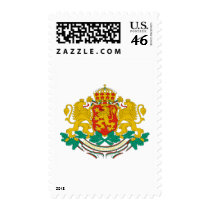 Bulgaria coat of arms postage stamps
