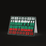 Bulgaria Flag Birthday Card