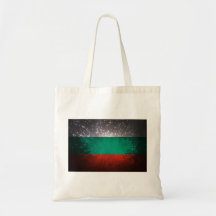 Bulgaria Flag Firework Canvas Bag