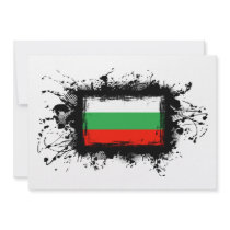 Bulgaria Flag Custom Invitations