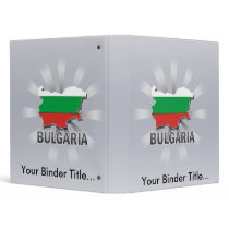 Bulgaria Flag Map 2.0 Vinyl Binder