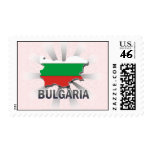 Bulgaria Flag Map 2.0 Stamp