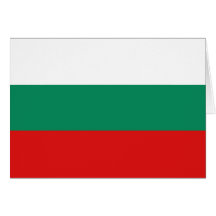 Bulgaria Flag Notecard