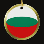 Bulgaria Fisheye Flag Ornament