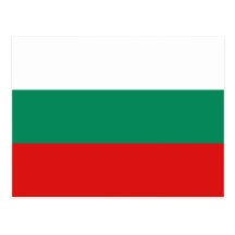 Bulgaria Flag Postcard