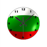 Bulgaria Flag Wall Clock