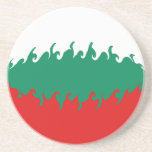 Bulgaria Gnarly Flag coasters