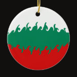 Bulgaria Gnarly Flag ornaments