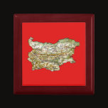 Bulgaria Map Gift Box gift boxes