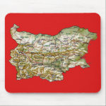 Bulgaria Map Mousepad