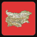 Bulgaria Map Sticker