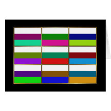 Bulgaria Multihue Flags Greeting Card