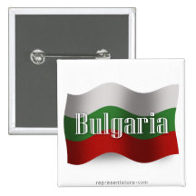 Bulgaria Waving Flag Buttons