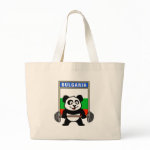 This cute bodybuilding panda loves weightlifting. He stands in front of a large flag of Bulgaria. Look how easy he lifts that heavy barbell loaded with weight plates. This design is too cute. Great gifts here for anyone from Bulgaria who loves weightlifting.