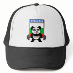 This cute bodybuilding panda loves weightlifting. He stands in front of a large flag of Bulgaria. Look how easy he lifts that heavy barbell loaded with weight plates. This design is too cute. Great gifts here for anyone from Bulgaria who loves weightlifting.