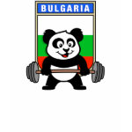 This darling little <b>panda bear</b> is too cute! Panda loves to lift weights! Weightlifting Panda is getting ready to lift a barbell. Show your support for the Bulgarian Weightlifting Team with this cute panda weightlifter shirt!