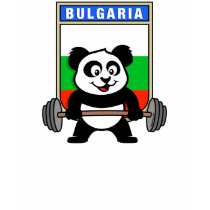Bulgaria Weightlifting Panda t-shirts by cuteunion Bulgaria Weightlifting Panda t-shirts