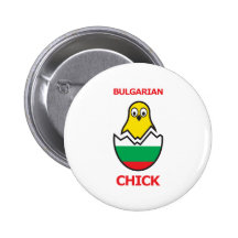 Bulgarian Chick Pinback Buttons