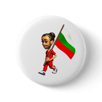 Bulgarian Girl buttons by worldtees Bulgarian Girl buttons