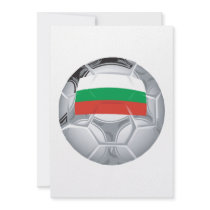 Bulgarian Soccer Ball Invitations