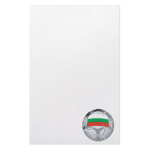 Bulgarian Soccer Ball Stationery Paper
