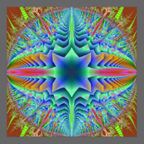 Bulging Mandala posters