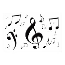 Bulging Music Notes Poster posters by thehatch Bulging Music Notes Poster posters