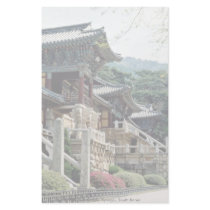 Bulguksa temple, Kyongju, South Korea Custom Stationery