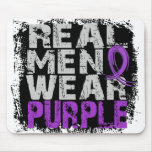 Bulimia Real Men Wear Purple Mouse Pad