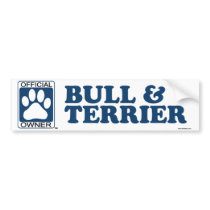 Bull &Amp; Terrier Blue bumper stickers