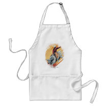 BULL AND RIDER APRON