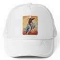 Bull and Rider Cap hats by SherryHolderHunt Bull and Rider Cap hats