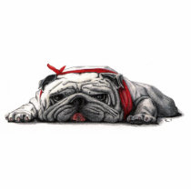 BULL DOG DESK BUDDY- Customized Photo Sculpture