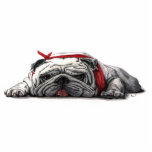 BULL DOG DESK BUDDY- Customized Photo Sculpture