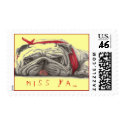 BULL DOG LOVE postage