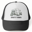 Bull dog ( mean n dirty) copy hats by dperez4 Bull dog ( mean n dirty) copy hats
