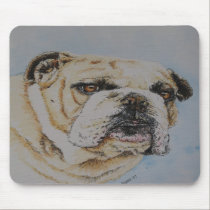 Bull dog Mouse pad mousepads by artworkbyandrea Bull dog Mouse pad mousepads