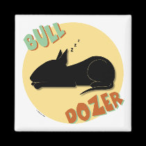Bull Dozer Magnet magnets