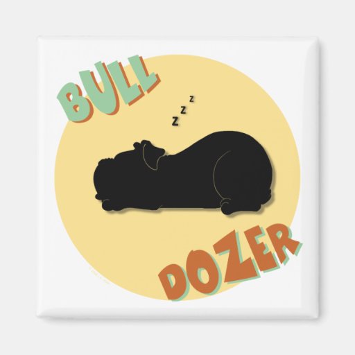 Bull Dozer Magnet